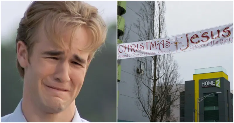 Crybaby Atheist Threatens To Sue City, Claims Town Christmas Banner Is ‘Assaulting’ Him