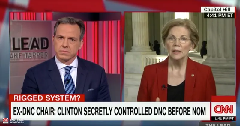 Elizabeth Warren Admits It: The Dem Primary Election Was Rigged For Hillary