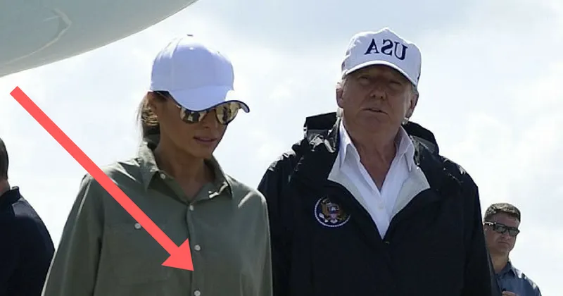 Look: Melania Flies To Florida After Hurricane, But It’s What She’s Wearing That Got All Attention