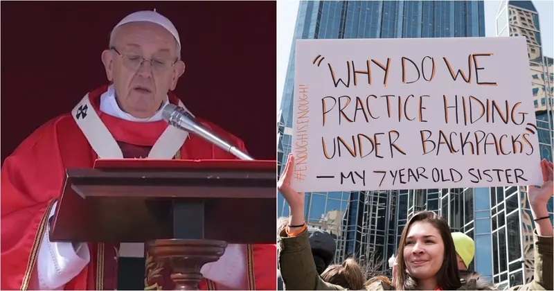 In Midst Of Anti-Gun Protests, Pope Francis Urges Young People To Keep Shouting