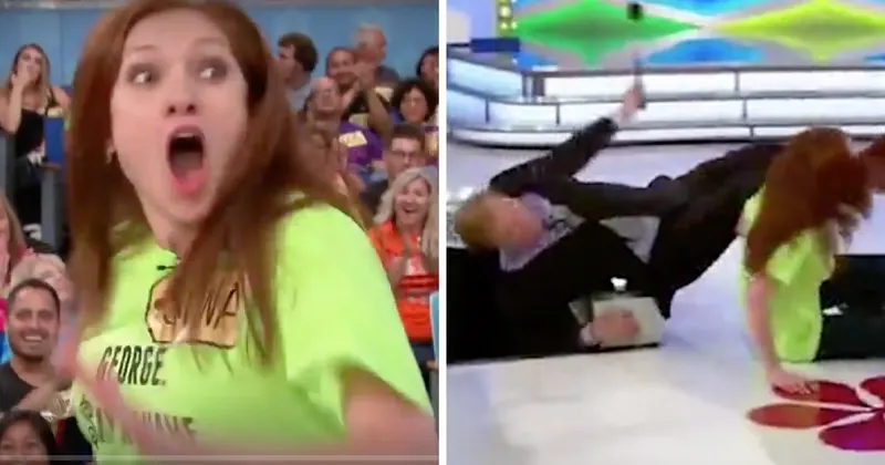 Moment ‘Price Is Right’ Host Drew Carry Hits The Floor When Contestant Goes Nuts (Video)