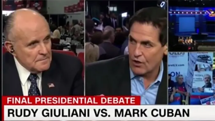 Rudy Giuliani Schooled Clueless Mark Cuban On Hillary’s Lies, On Live TV