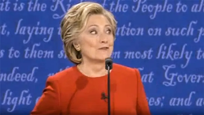 This Is The Exact Moment When Hillary Realized That She Lost The Debate