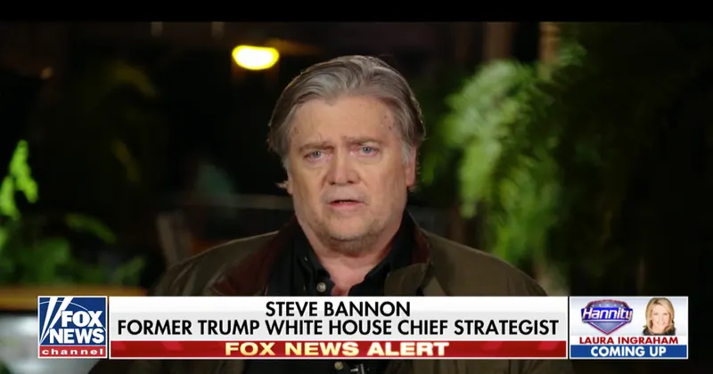 Watch: Steve Bannon Goes On ‘Hannity,’ Drops Bombshell That Can’t Be Ignored